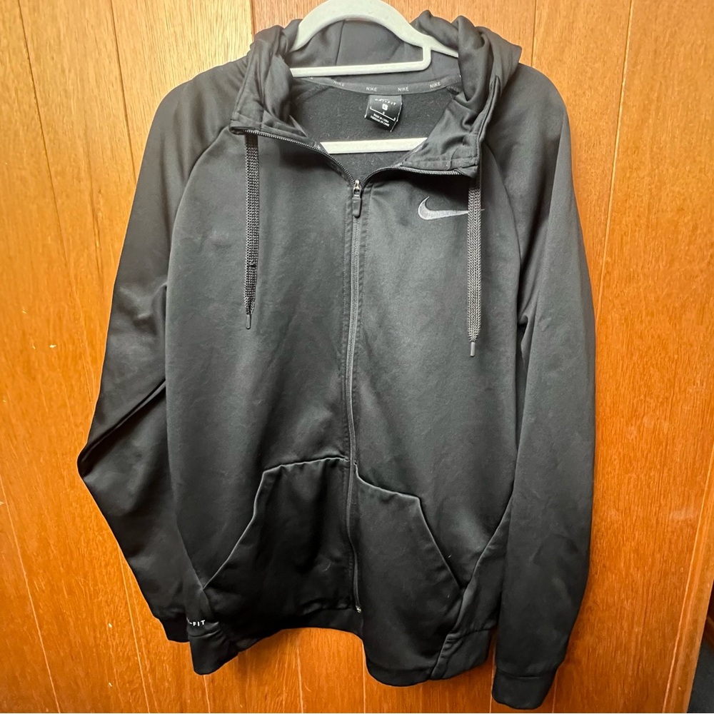 Nike Dri Fit Hoodie Large Black